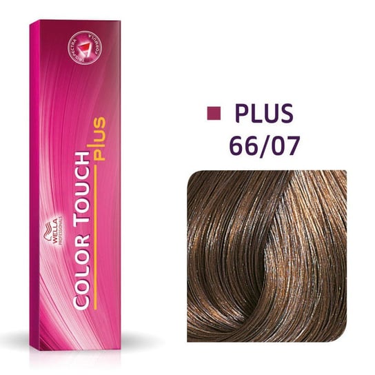 Wella Color Touch Plus 66/07, Bezamoniakowa półtrwała farba do włosów 66/07 60ml Wella