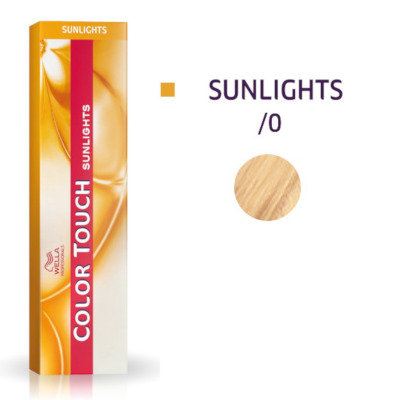 Wella Color Touch Sunlights /0, Bezamoniakowa półtrwała farba do włosów /0 60ml Wella