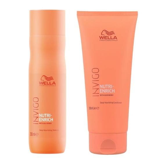 Wella Invigo Nutri-Enrich Zestaw do włosów suchych: szampon 250ml + odżywka 250ml Wella