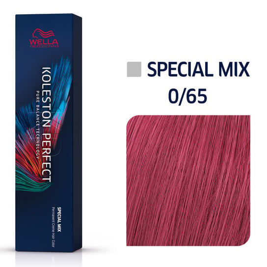 Wella Koleston Perfect ME+, Trwała farba do włosów Special Mix 0/65 60ml Wella