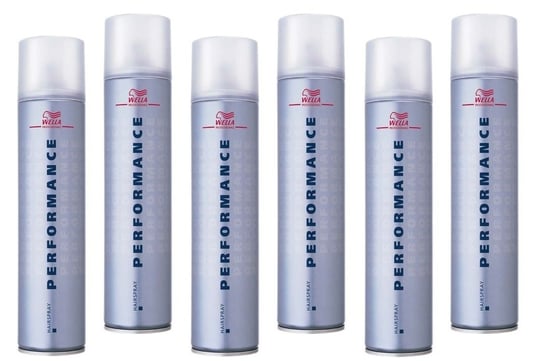 Wella Performance Zestaw: mocny spray do włosów 6x500ml Wella