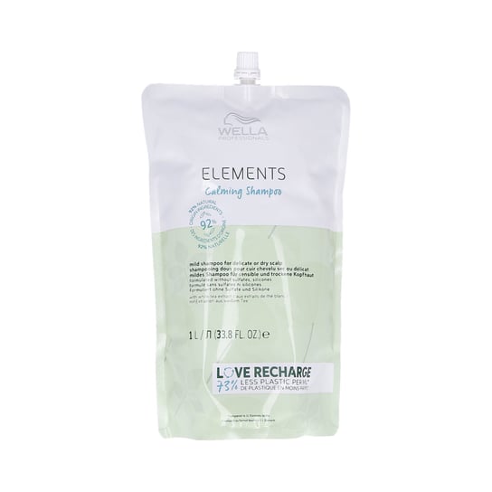 Wella, Professionals Elements, łagodny szampon do włosów saszetka, 1 l Wella Professionals