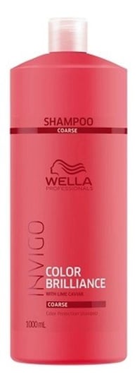 Wella Professionals, Invigo Brillance Color Protection Shampoo Coarse, Szampon chroniący kolor do włosów grubych, 1000ml Wella Professionals