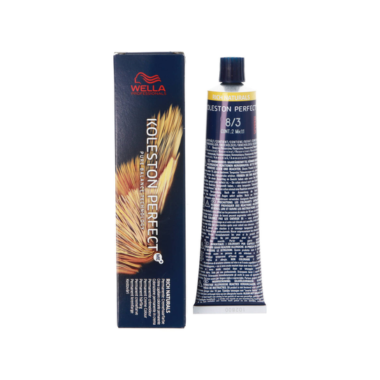 Wella Haarfarbe 8/3 Blond Doré – Hellblond Mit Goldenem Schimmer, Sofort Lieferbar