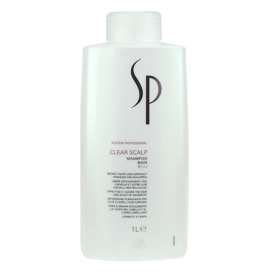Wella SP, Clear Scalp, delikatny szampon przeciwłupieżowy, 1000 ml Wella SP