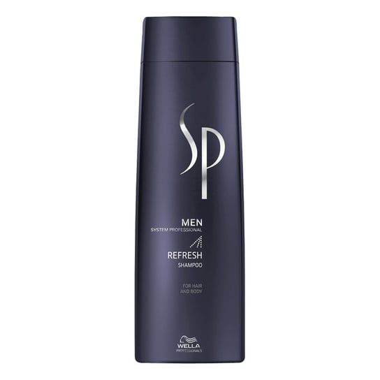 Wella SP, Men, szampon odświeżający do włosów i ciała dla mężczyzn, 250 ml Wella SP