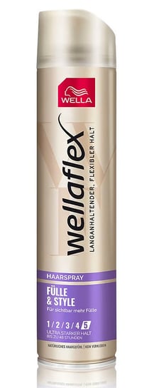 Wella, Wellaflex, Fulle & Style 5, Lakier do włosów, 250ml Wella