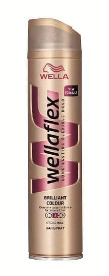 Wella, Wellaflex, lakier do włosów lśniacy kolor mocno utrwalający, 250 ml Wella