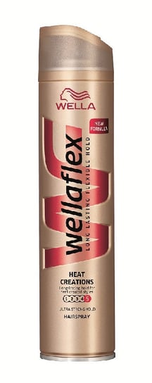 Wella, Wellaflex, lakier do włosów stylizacja na gorąco maksymalnie utrwalający, 250 ml Wella