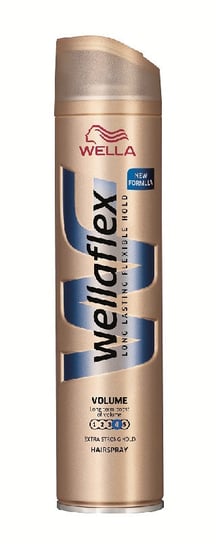 Wella, Wellaflex, lakier do włosów większa objętość mocno utrwalający, 250 ml Wella
