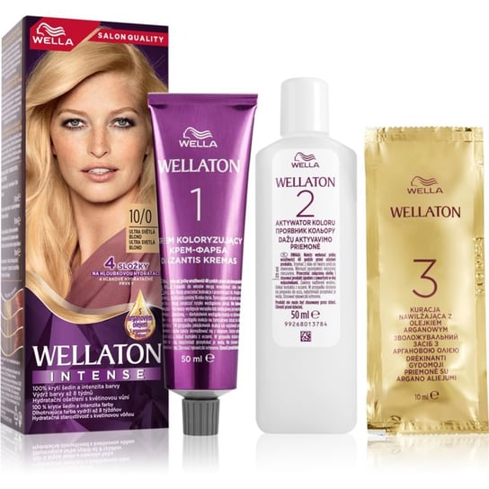 Wella Wellaton Intense trwała farba do włosów z olejkiem arganowym odcień 10/0 Lightest Blonde 1 szt. Inna marka