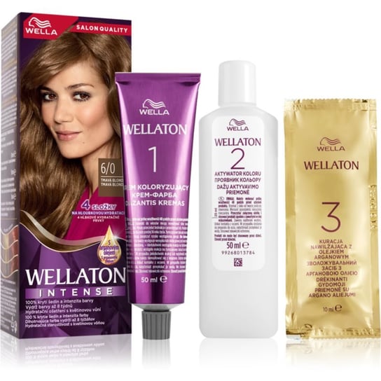 Wella Wellaton Intense trwała farba do włosów z olejkiem arganowym odcień 6/0 Dark Blonde 1 szt. Inna marka