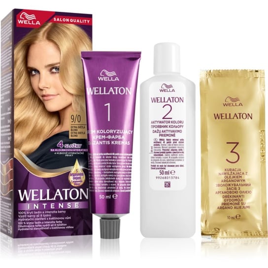 Wella Wellaton Intense trwała farba do włosów z olejkiem arganowym odcień 9/0 Very Light Blonde 1 szt. Inna marka