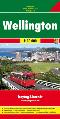 Wellington. Mapa 1:10 000 Freytag & Berndt