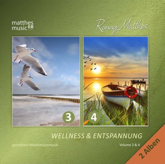 Wellness & Entspannung Vol. 3 & 4 - Gemafreie christliche Meditationsmusik (inkl. Tiefenentspannung) Various Artists