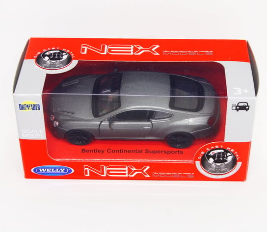Welly 1:34 Bentley Continental Supersports - grafitowy Welly