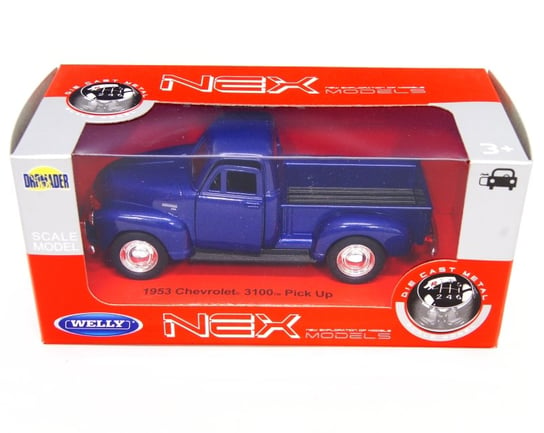 WELLY 1:34 Chevrolet 3100 1953 Pick Up - granatowy Welly
