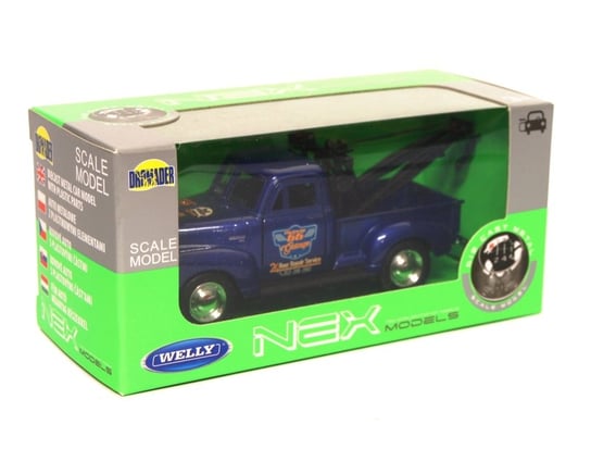 Welly 1:34 Chevrolet Tow Truck 1953 - granatowy Welly