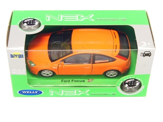 Welly 1:34 Ford Focus ST pomarańczowy Welly