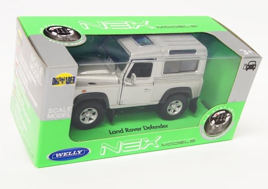 WELLY 1:34 Land Rover Defender srebrny Welly