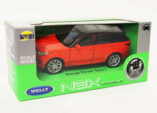 Welly 1:34 Land Rover Range Rover Sport - pomarańczowy Welly