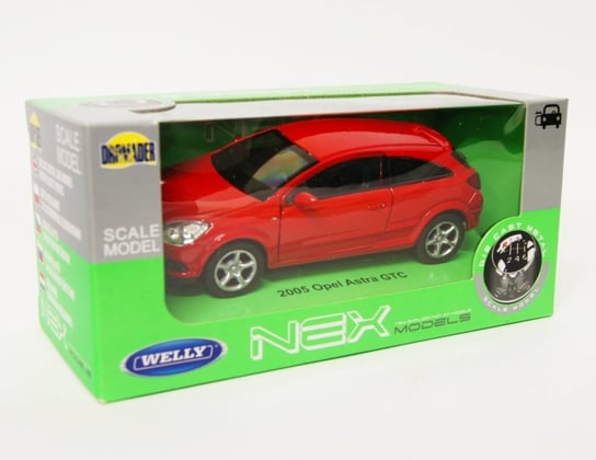 Welly 1:34 Opel 2005 Astra GTC - czerwony Welly