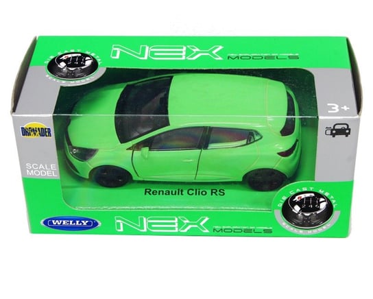 Welly 1:34 Renault Clio RS -zielony Welly