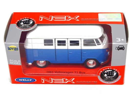 Welly 1:34 VW Volkswagen bus T1 1963 -niebieski Welly