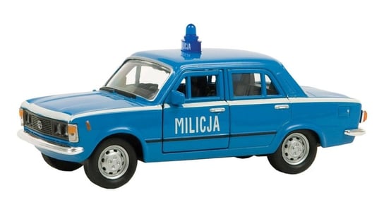 Welly 1:39 Fiat 125P Milicja - Niebieski Welly