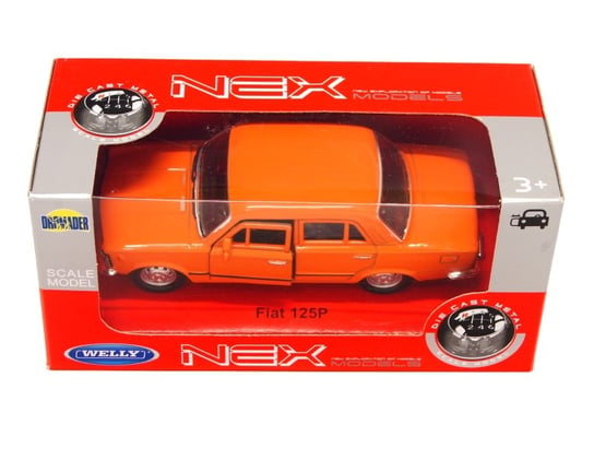 WELLY 1:39 FIAT 125P - pomarańczowy Welly