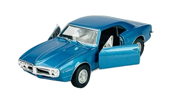 WELLY 1967 PONTIAC FIREBIRD NIEBIESKI 1:34 SAMOCHÓD NOWY METALOWY MODEL Welly