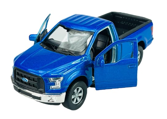 Welly 2015 Ford F-150 Regular Cab Niebieski 1:34 Samochód Nowy Metalowy Model Welly