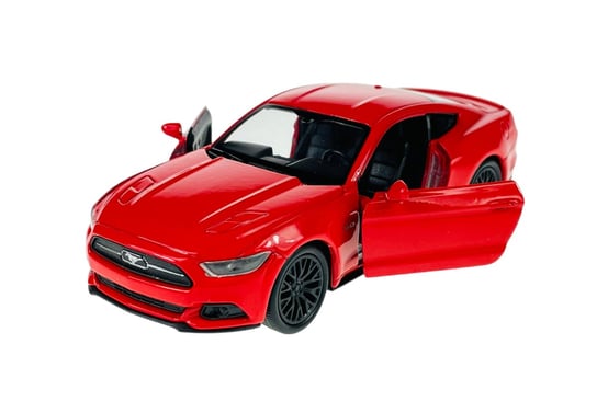 Welly 2015 Ford Mustang Gt Czerwony 1:34 Samochód Nowy Metalowy Model Welly