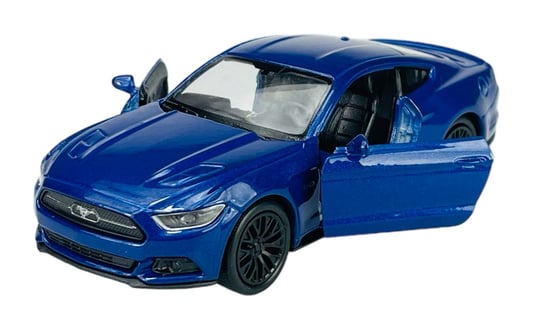 Welly 2015 Ford Mustang Gt Niebieski 1:34 Samochód Nowy Metalowy Model Welly