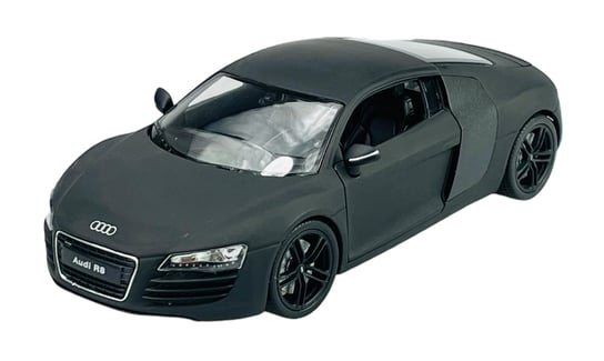 Welly Audi R8 Czarny Mat 1:24 Samochód Nowy Metalowy Model Welly