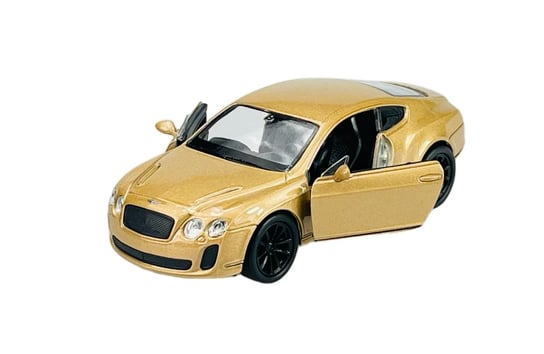 WELLY BENTLEY CONTINENTAL SUPERSPORTS ZŁOTY 1:34 SAMOCHÓD NOWY METALOWY MODEL Welly