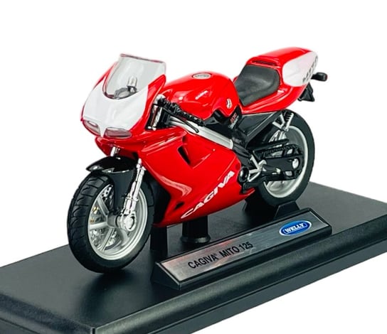 Welly Cagiva Mito 125 1:18 Motocykl Nowy Metalowy Model Welly