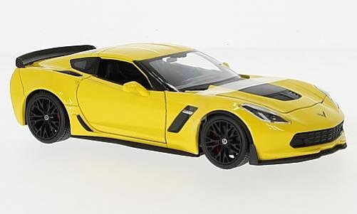 Welly Chevrolet Corvette Z06 Yellow  1:24 24085Yellow Welly