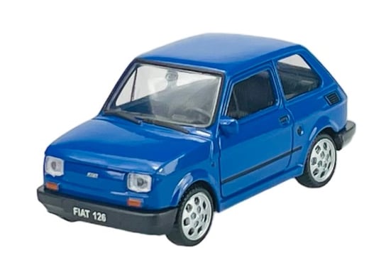 WELLY FIAT 126P NIEBIESKI 1:43 SAMOCHÓD NOWY METALOWY MODEL Welly