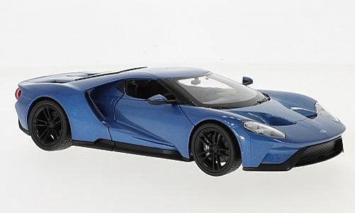 Welly Ford Gt 2017 Metallic Blue 1:24 24082Blue Welly