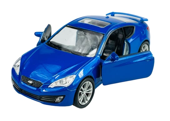 Welly Hyundai Genesis Coupe Niebieski 1:34 Samochód Nowy Metalowy Model Welly