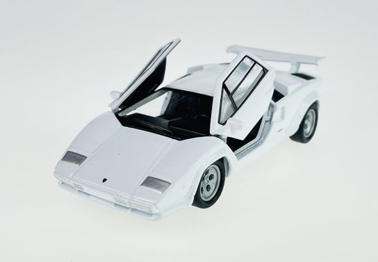 Welly Lamborghini Countach Lp 500 S Biały 1:34 Samochód Nowy Metalowy Model Welly