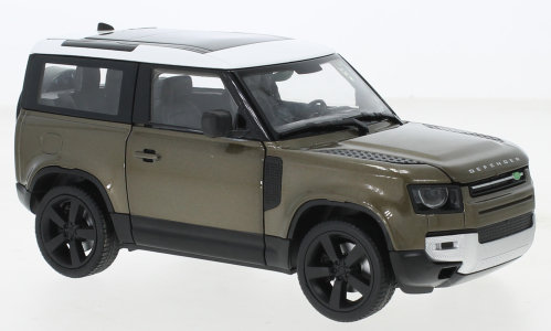 Welly Land Rover Defender 2020 Brown 1:24 24110Gn Welly