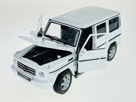 Welly Mercedes-Benz G-Klasa W463 Biały 1:24 Samochód Nowy Metalowy Model Welly