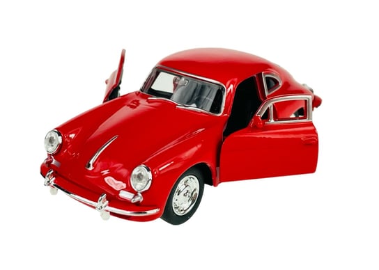 WELLY OLD TIMER PORSCHE 356 B CZERWONY 1:34 SAMOCHÓD NOWY METALOWY MODEL Welly