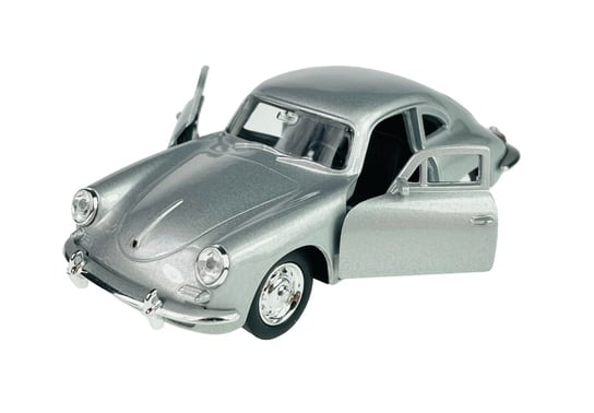 Welly Old Timer Porsche 356 B Srebrny 1:34 Samochód Nowy Metalowy Model Welly