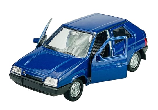 WELLY SKODA FAVORIT NIEBIESKI 1:34 SAMOCHÓD NOWY METALOWY MODEL Welly