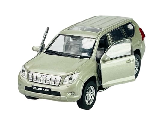 Welly Toyota Land Cruiser Prado Srebrna 1:34 Samochód Nowy Metalowy ...