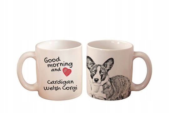 Welsh Corgi Cardigan Kubek ceramiczny z nadrukiem Art-Dog