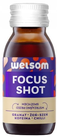 Welsom, Focus Shot, Granat Kofeina Żeń-szeń Chilli Welsom
